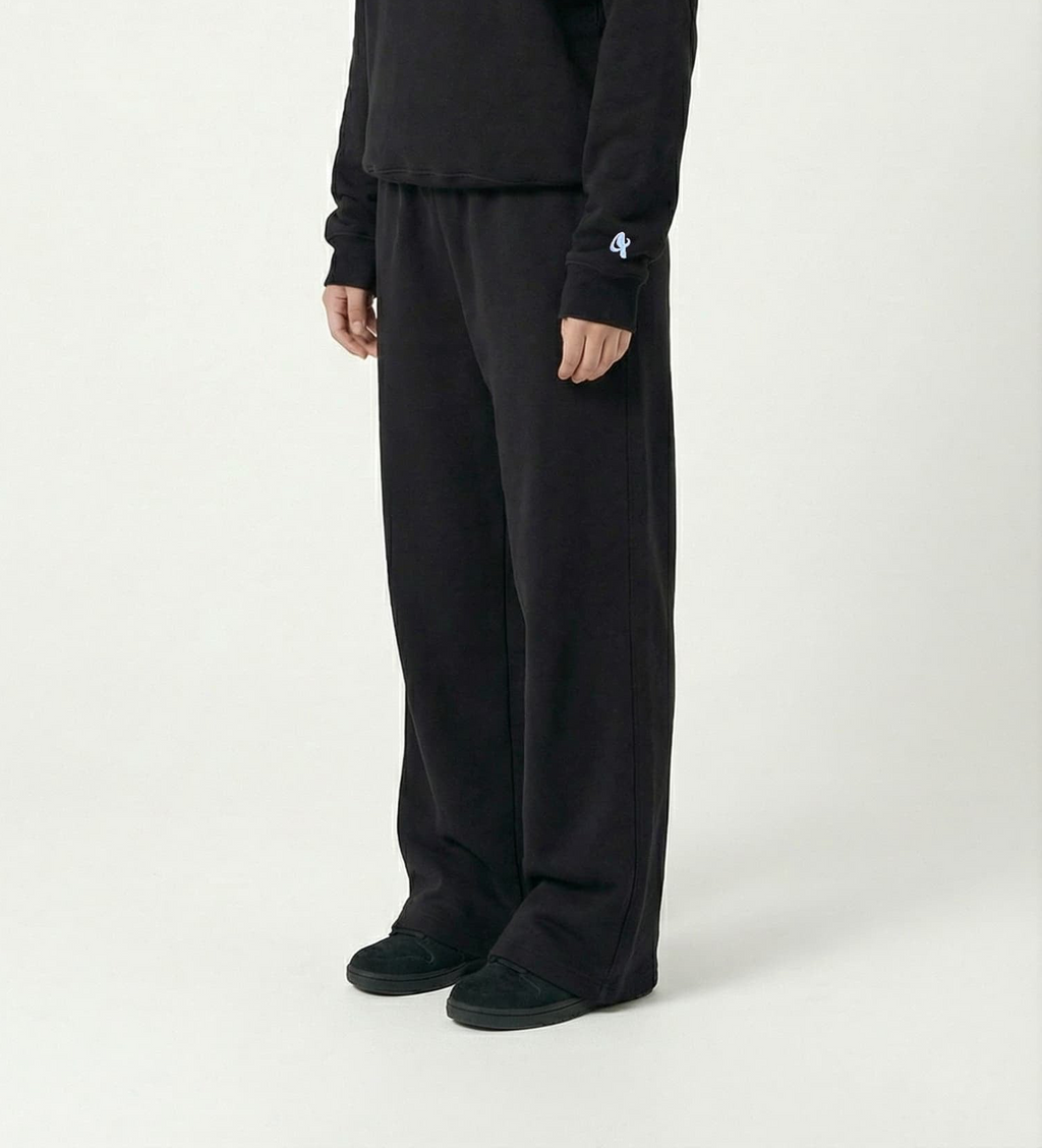 Black Wide Leg SweatPants