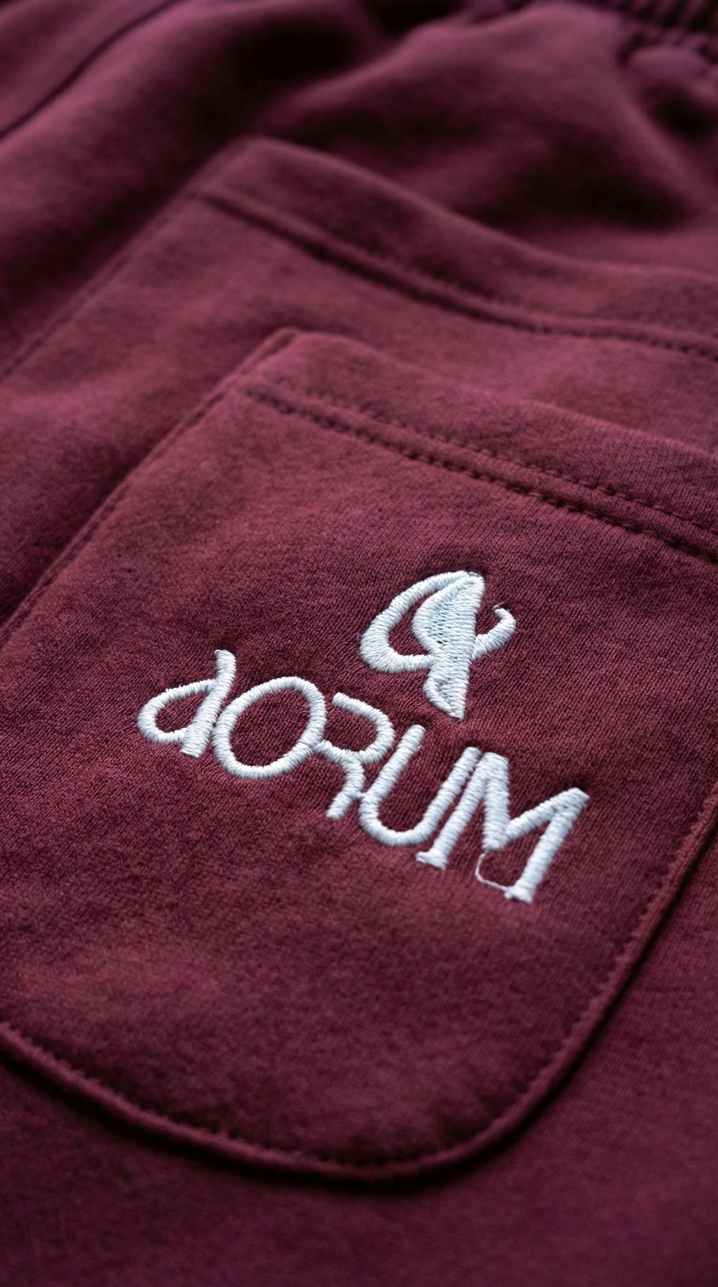 Burgundy Wide Leg SweatPants