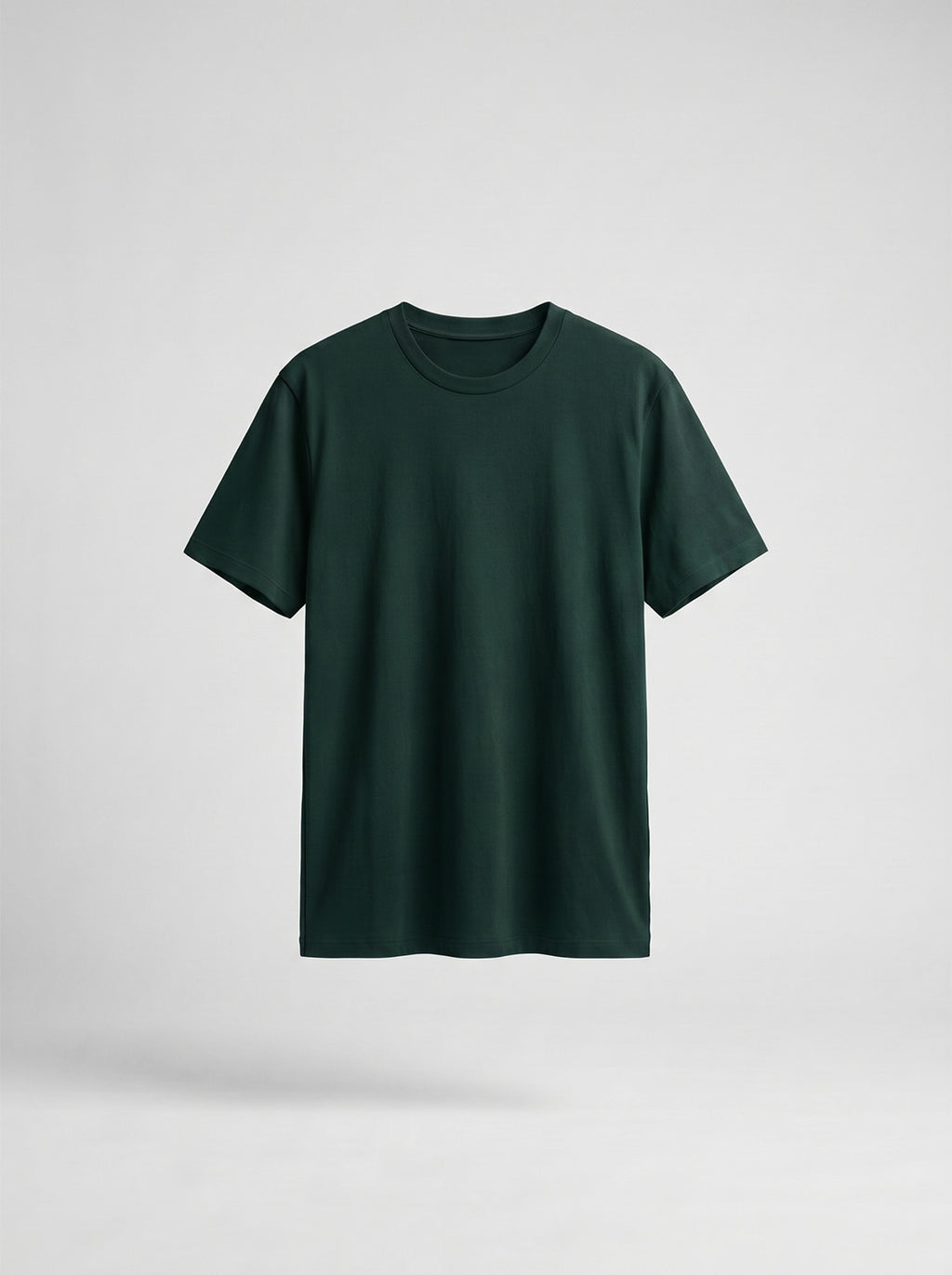 Heavy emerald night  Relaxed/Regular Fit Plain Basic T- Shirt