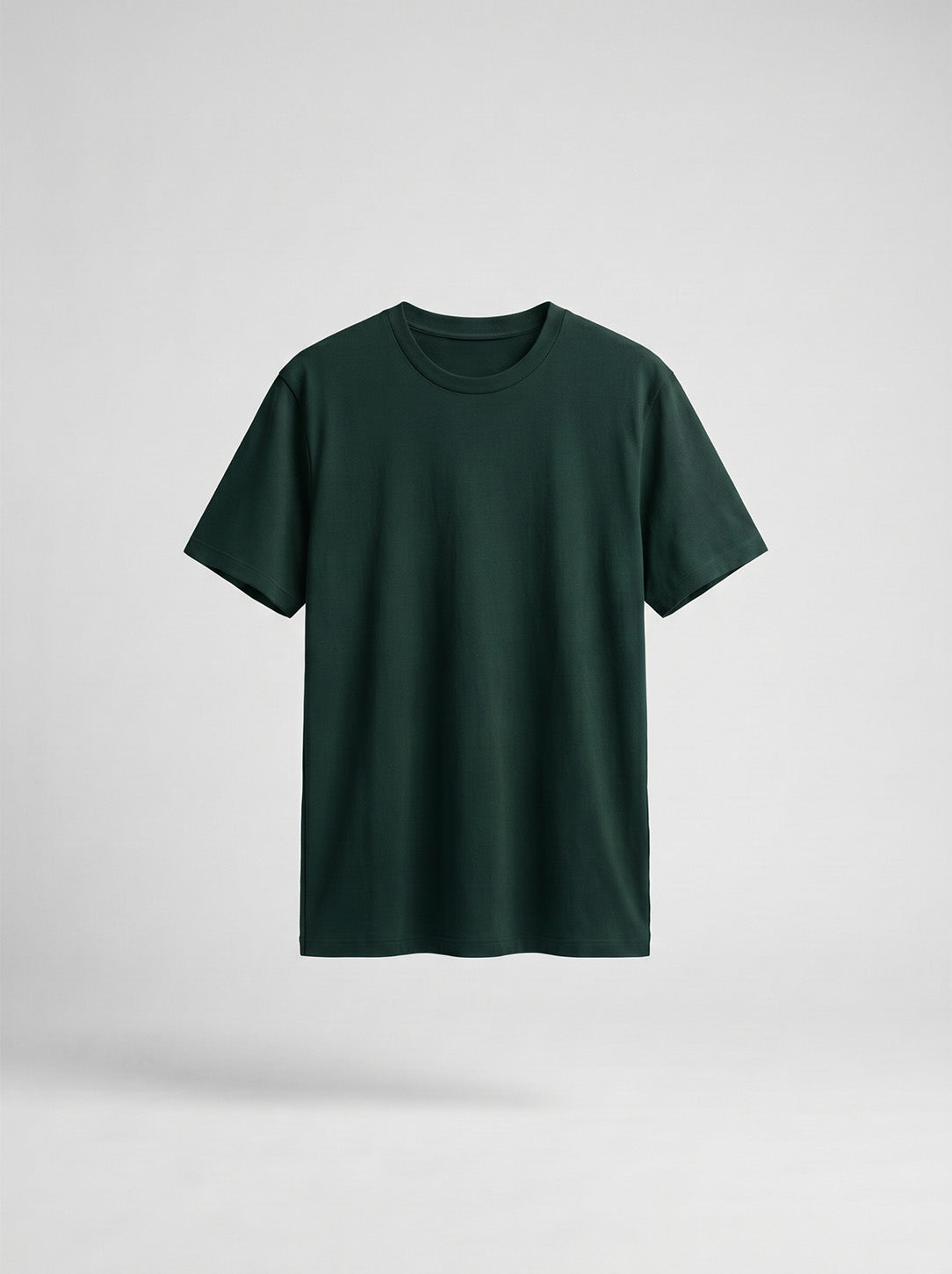 Heavy emerald night  Relaxed/Regular Fit Plain Basic T- Shirt